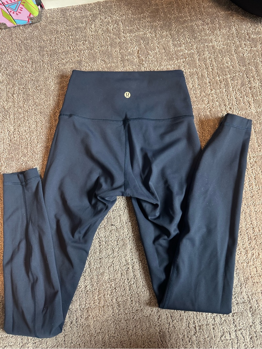 lululemon athletica Navy High-Rise Leggings Wunder Train 28”